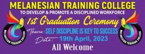 2023 first graduation — Melanesian Training College, Togoba